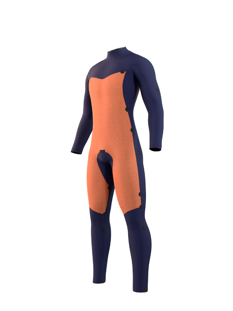 STAR FULLSUIT 4.3 MM DOUBLE FZIP